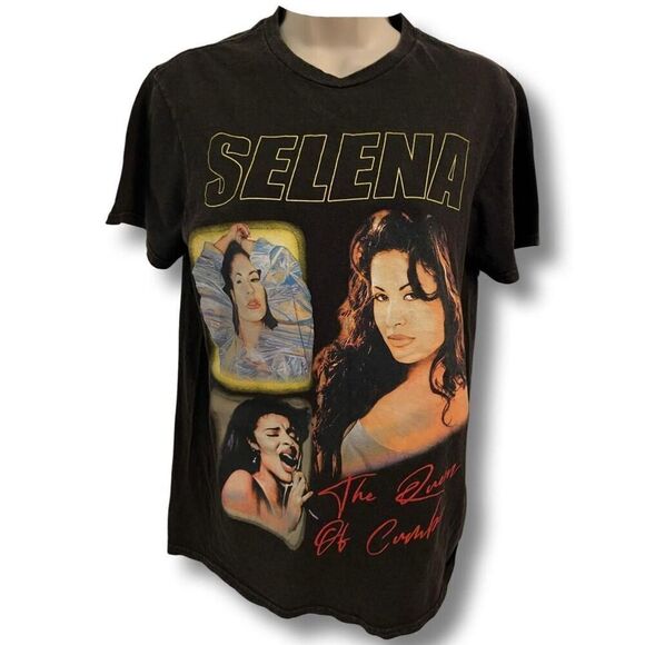 Y2K Selena black t shirt size medium - Picture 1 of 4